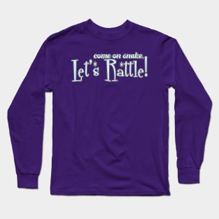 50s Let's Rattle Blue Long Sleeve T-Shirt